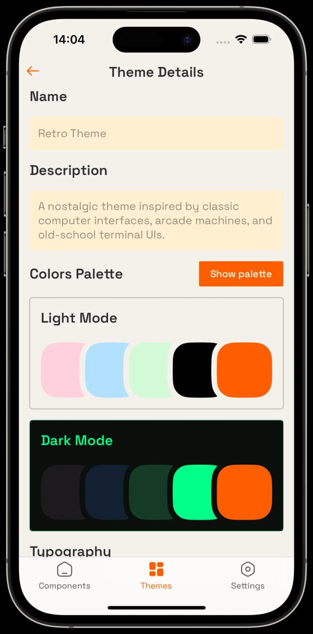 Theme details