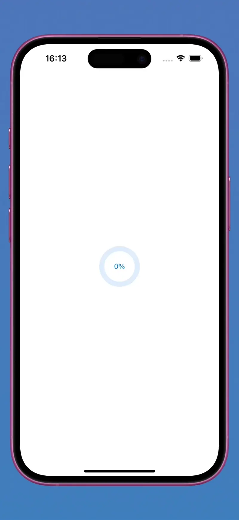 Circular progress example