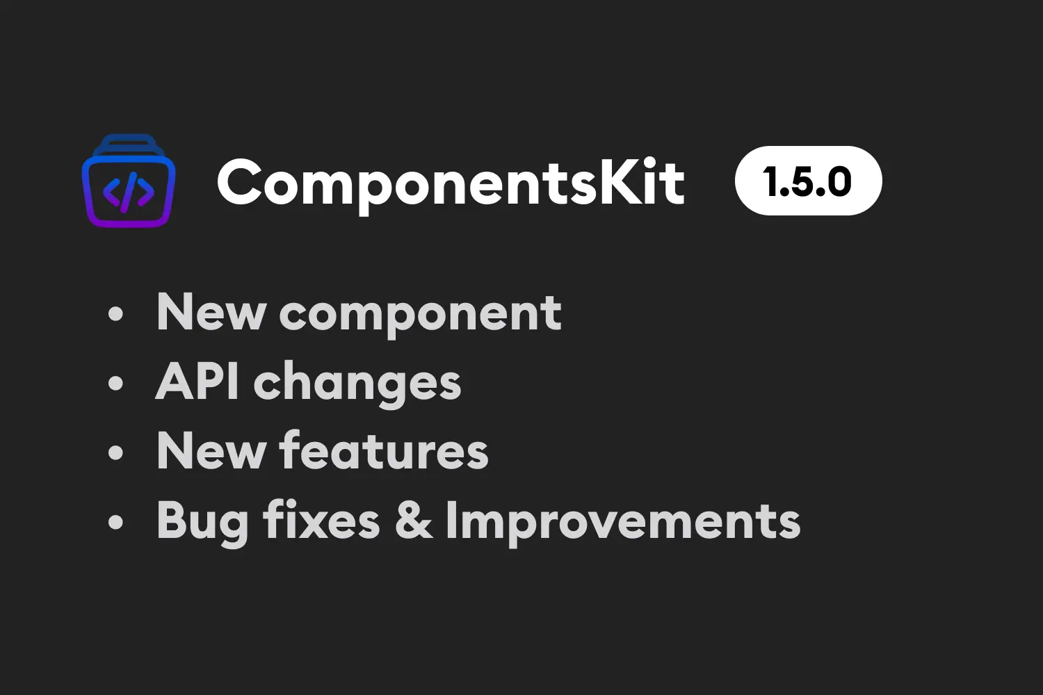 ComponentsKit v1.5.0