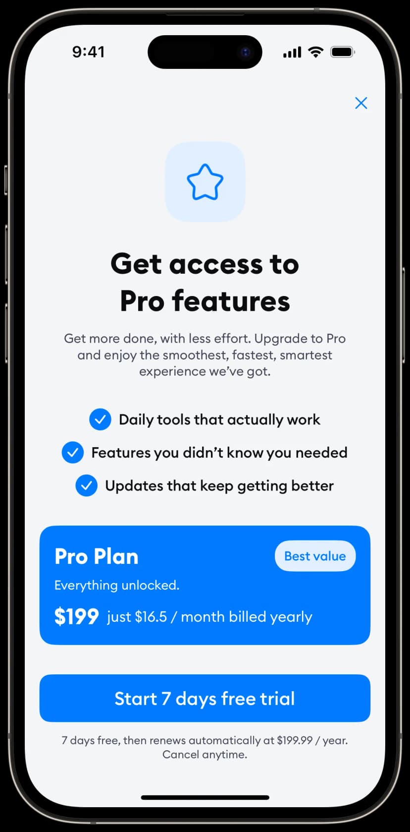 Paywall Variant 7